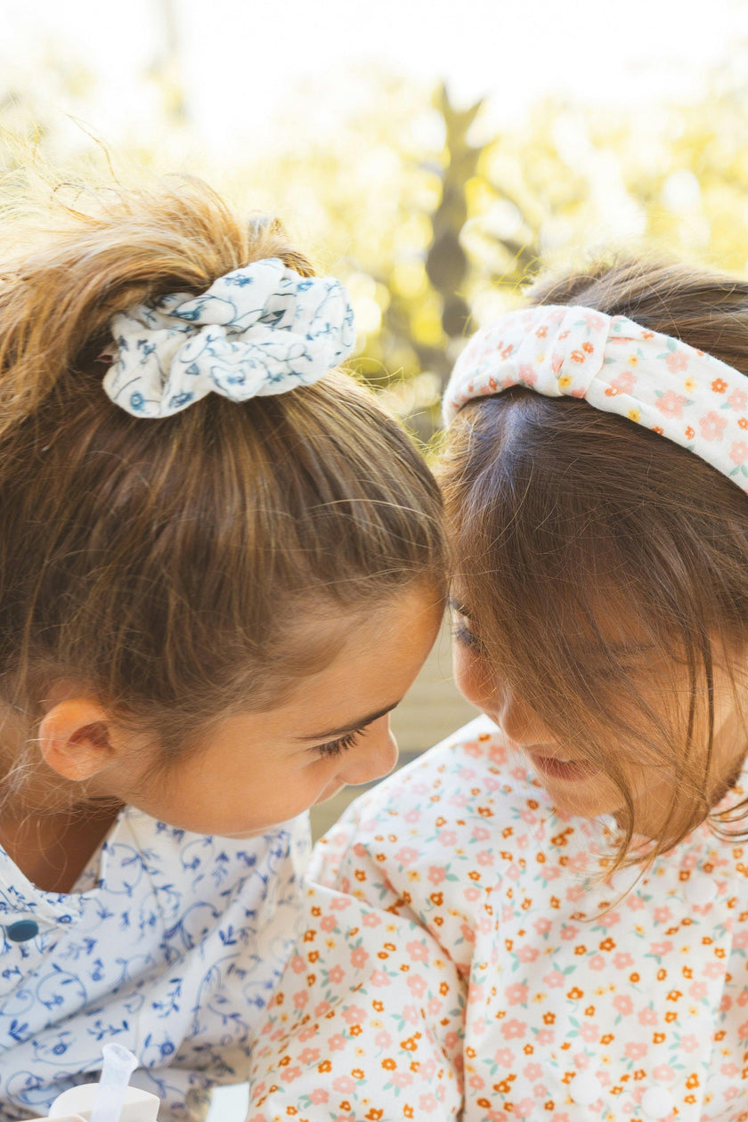 Hair Scrunchies  Set of 2 | Organic Cotton | Lille Cottage Club