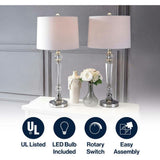 Emma 29.5" Crystal LED Table Lamp