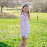 Blair Girls' Performance Pullover by LH Sport - Pink Stripes