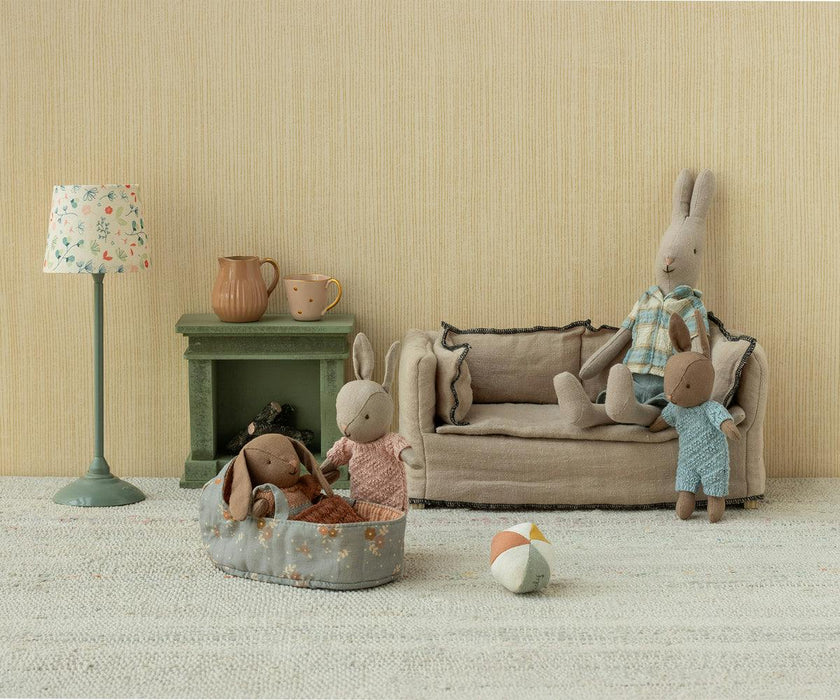 Bunny set, Micro - Brown - Dusty rose