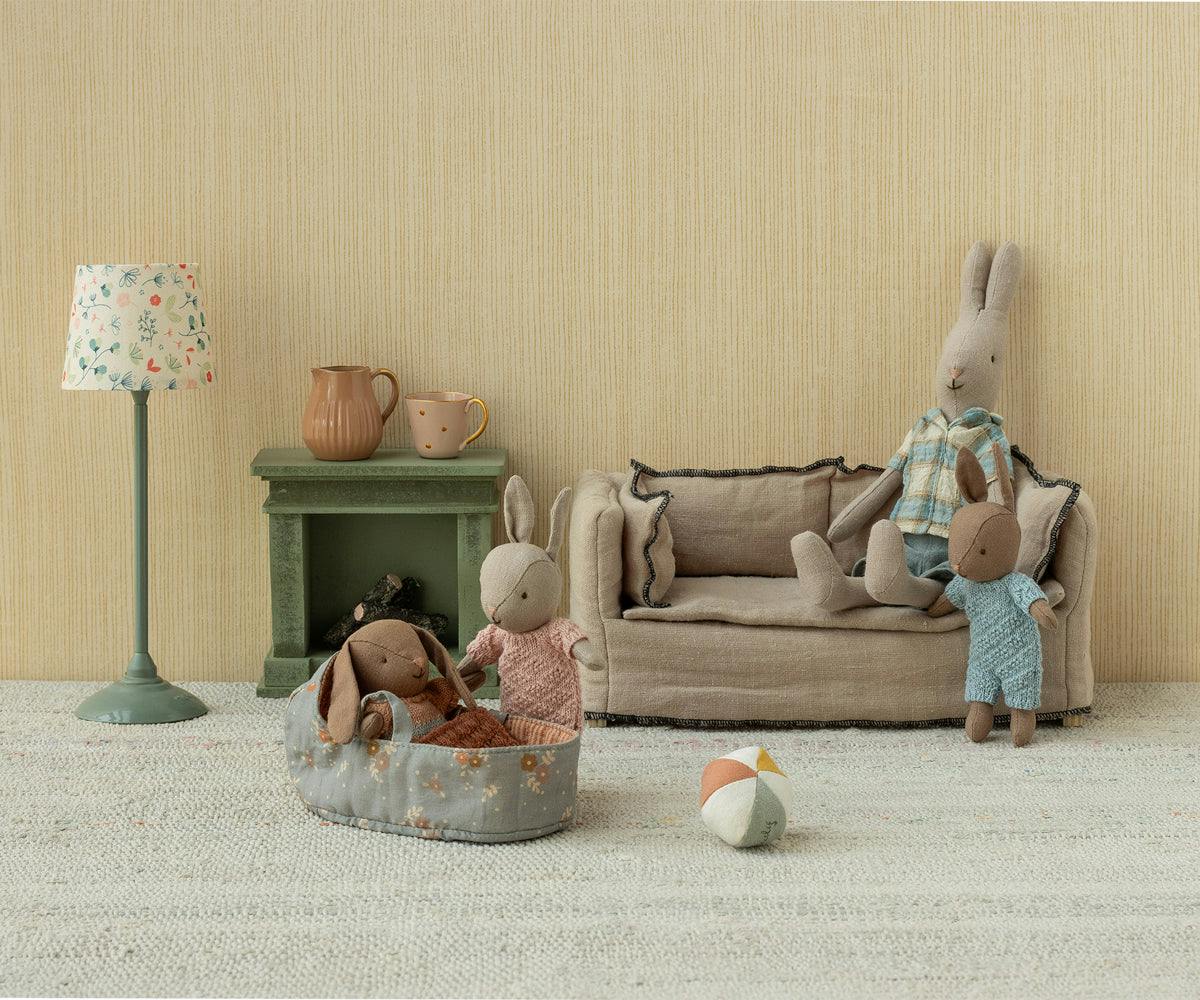Bunny set, Micro - Brown - Dusty rose