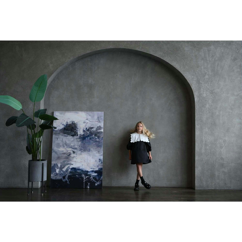 Melody dress (black/ivory)