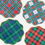 Plaid Mix Dinner Plates