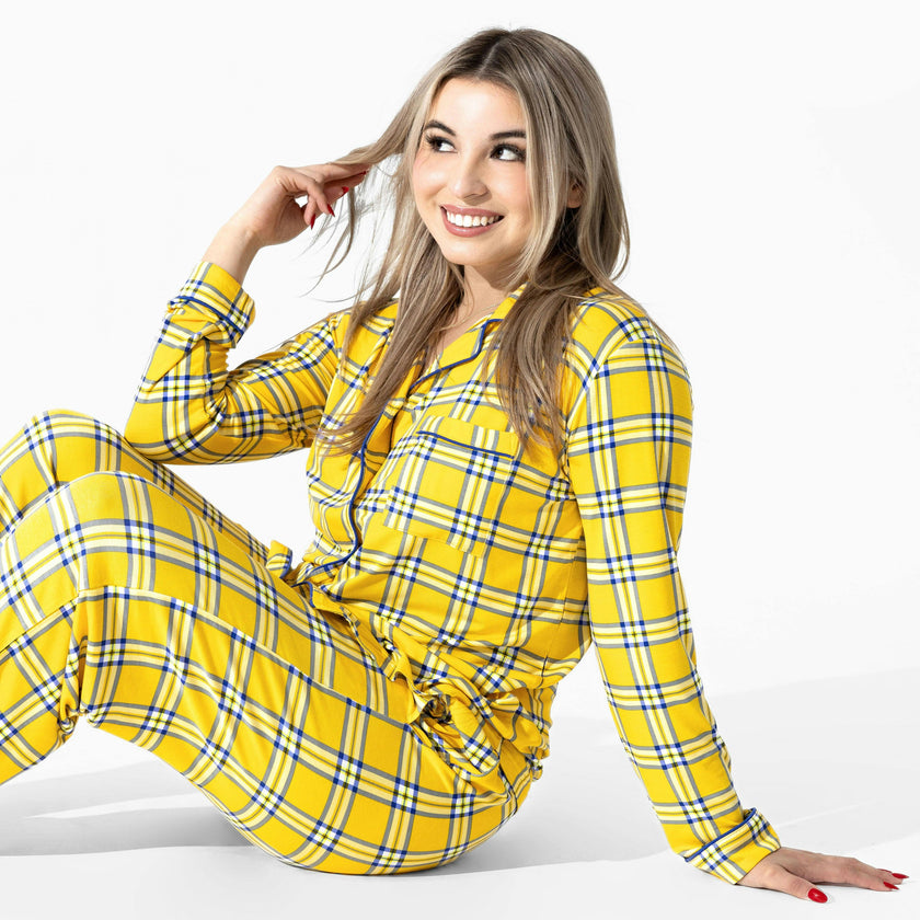 Clueless Total Betty Plaid Bamboo Women's Pajama Set