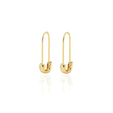 Safety Pin Hoop Earrings