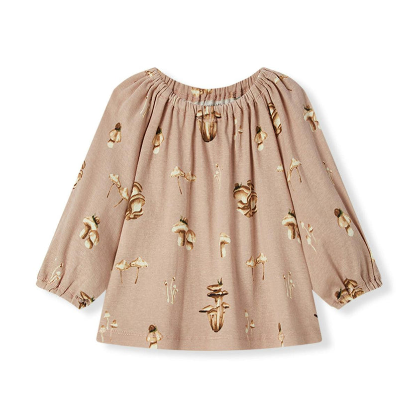 Mushroom Organic Cotton Dress and Legging Set
