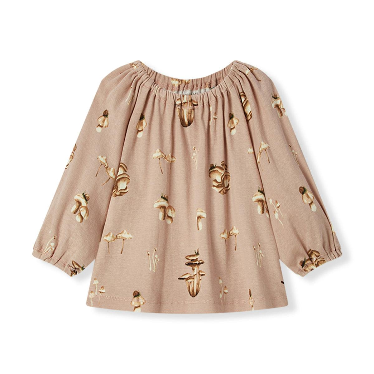 Mushroom Organic Cotton Dress and Legging Set