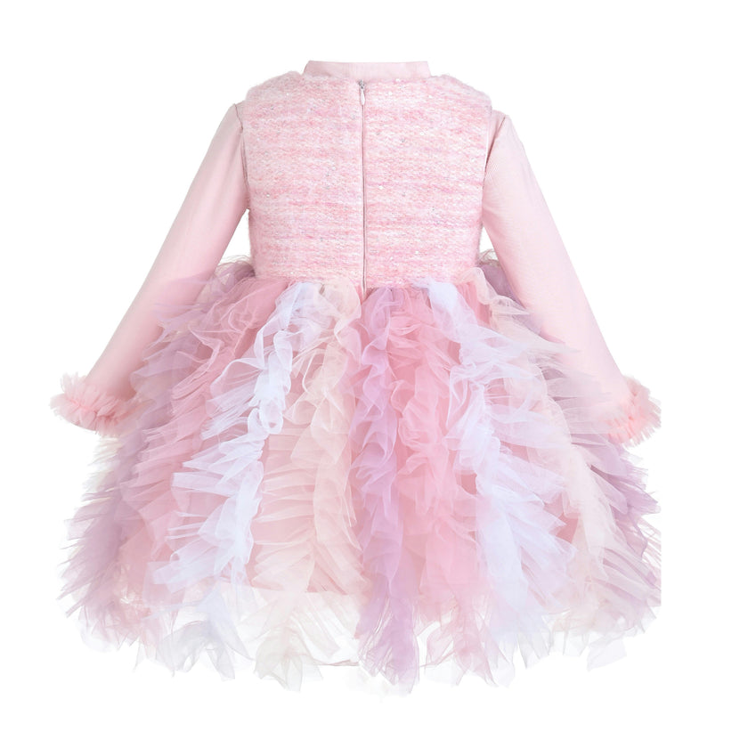 Blush Pastel Emira Bow Dress Sets