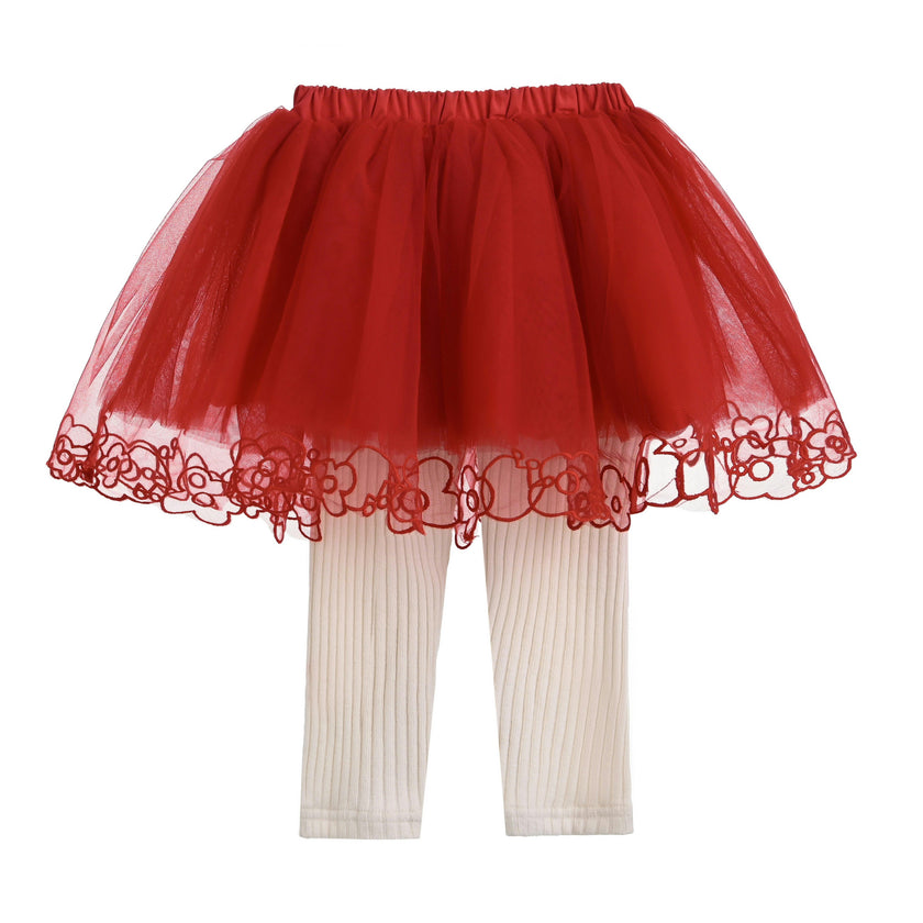 Red Antonia Two-Piece Tutu Set