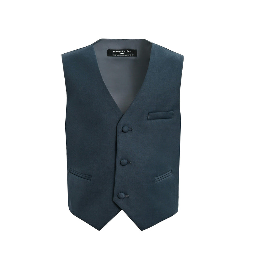 Gray Vest Bow Tie Set