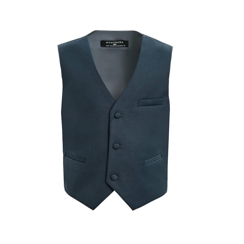 Gray Vest Bow Tie Set