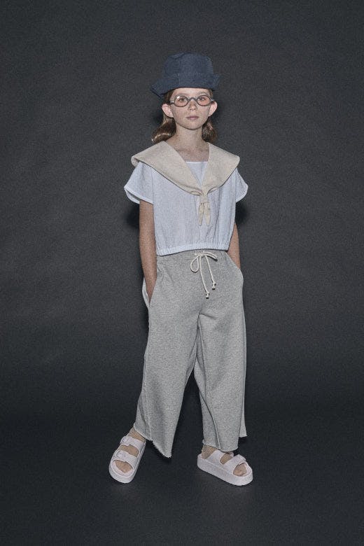 Cruise Collar Top White