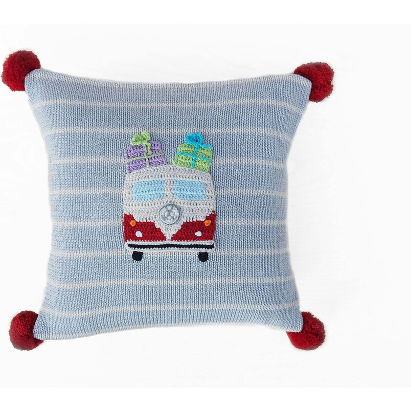VW Van with Gifts Pillow