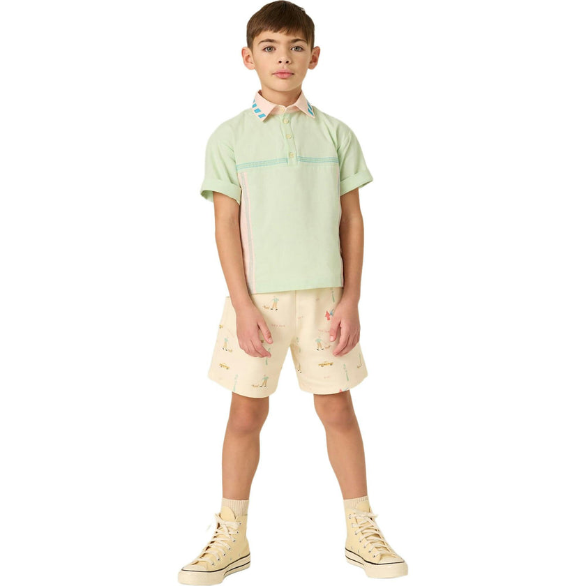 Embroidered Watermelon Polo