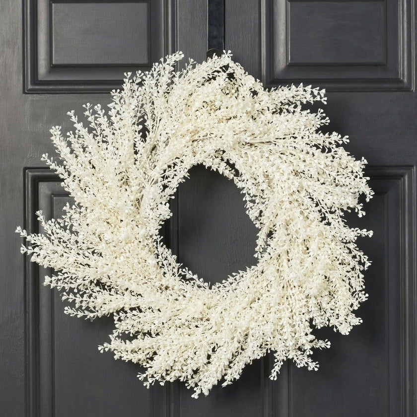 Frosted Shimmer Christmas Wreath