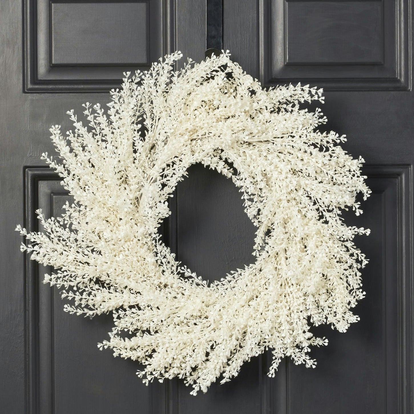 Frosted Shimmer Christmas Wreath