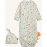 Chicken Tender Org Cot Magnetic Gown+Hat
