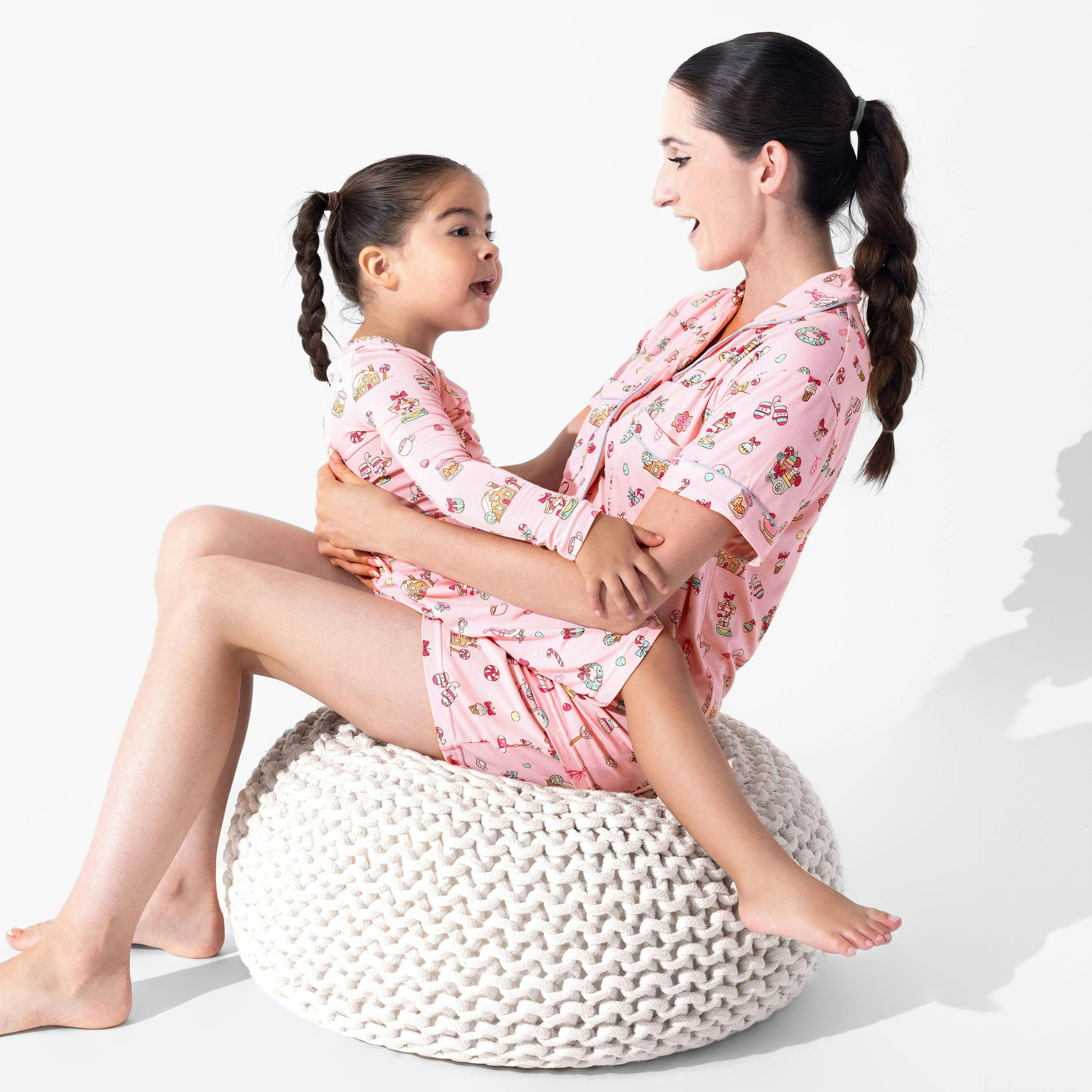 Candy Cane Lane Bamboo Women's Pajama Short Set