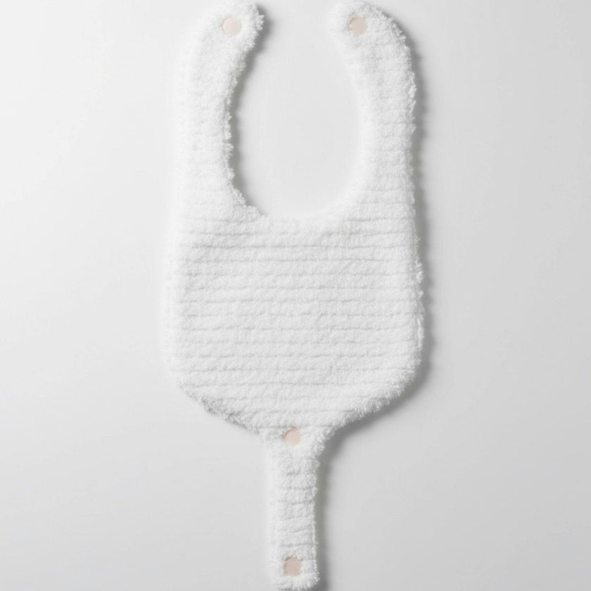 Soothe and Snap Pacifier Bib-Antique Rose