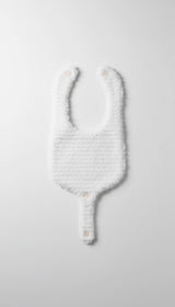 Soothe and Snap Pacifier Bib-Antique Rose