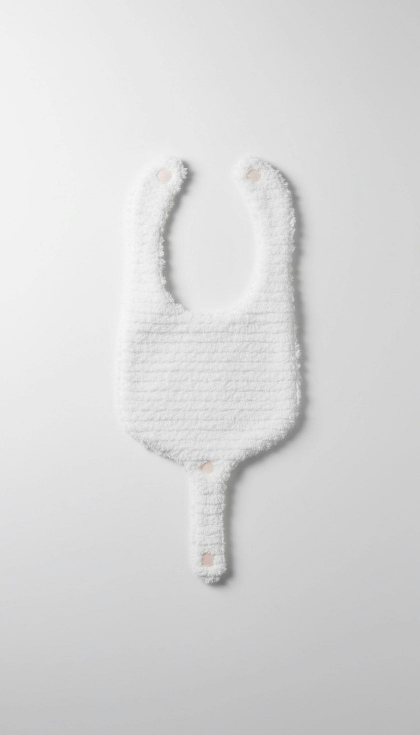 Soothe and Snap Pacifier Bib-Antique Rose