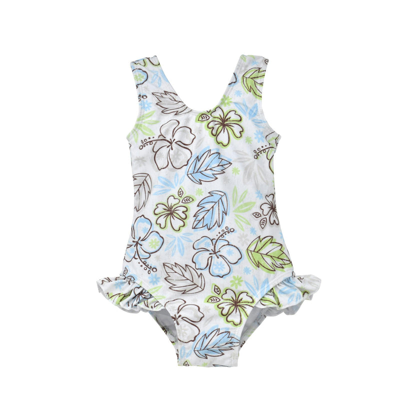 UPF 50+ Delaney Hip Ruffle Swimsuit