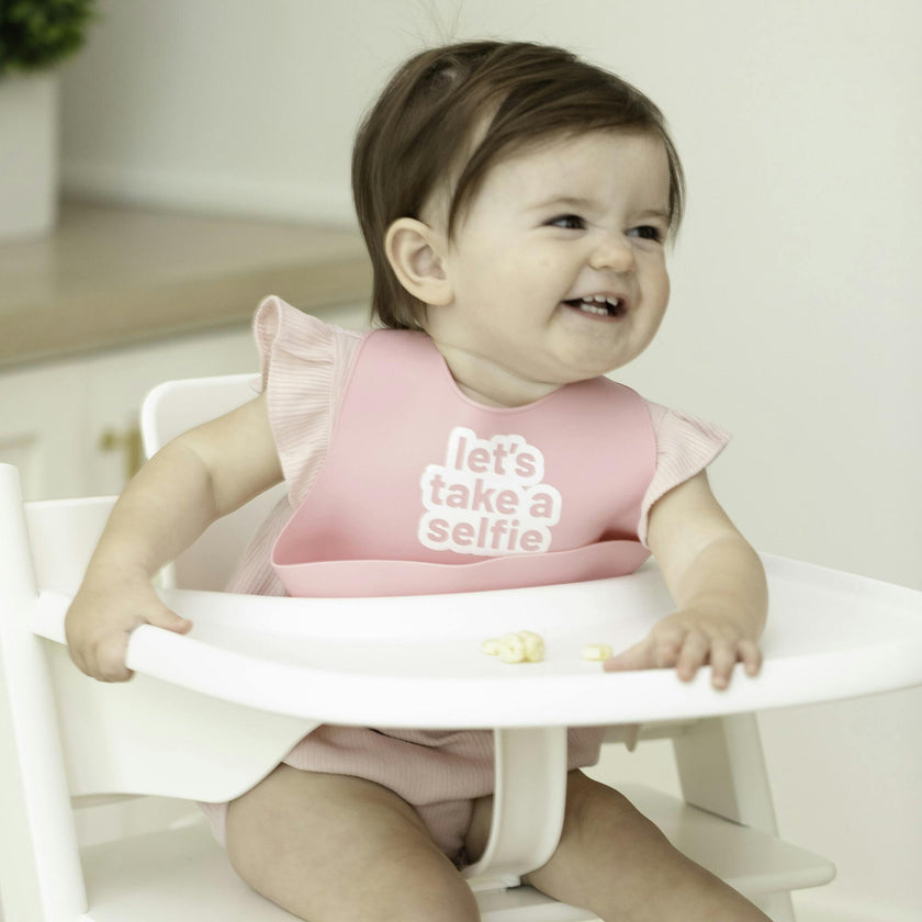 Lets Take a Selfie Wonder Adjustable Silicon Bib