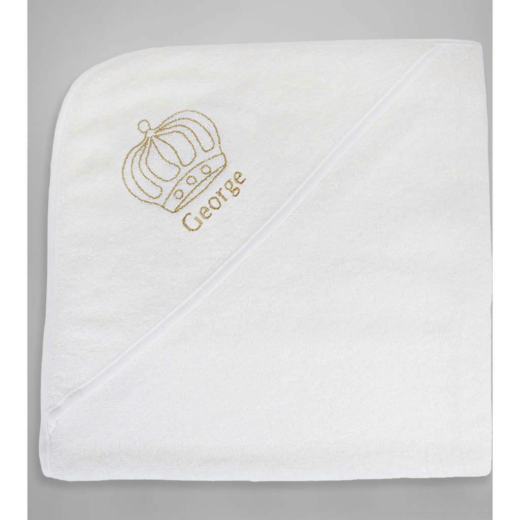 Personalized Little Prince Cozy Cuddles Gift Set, White