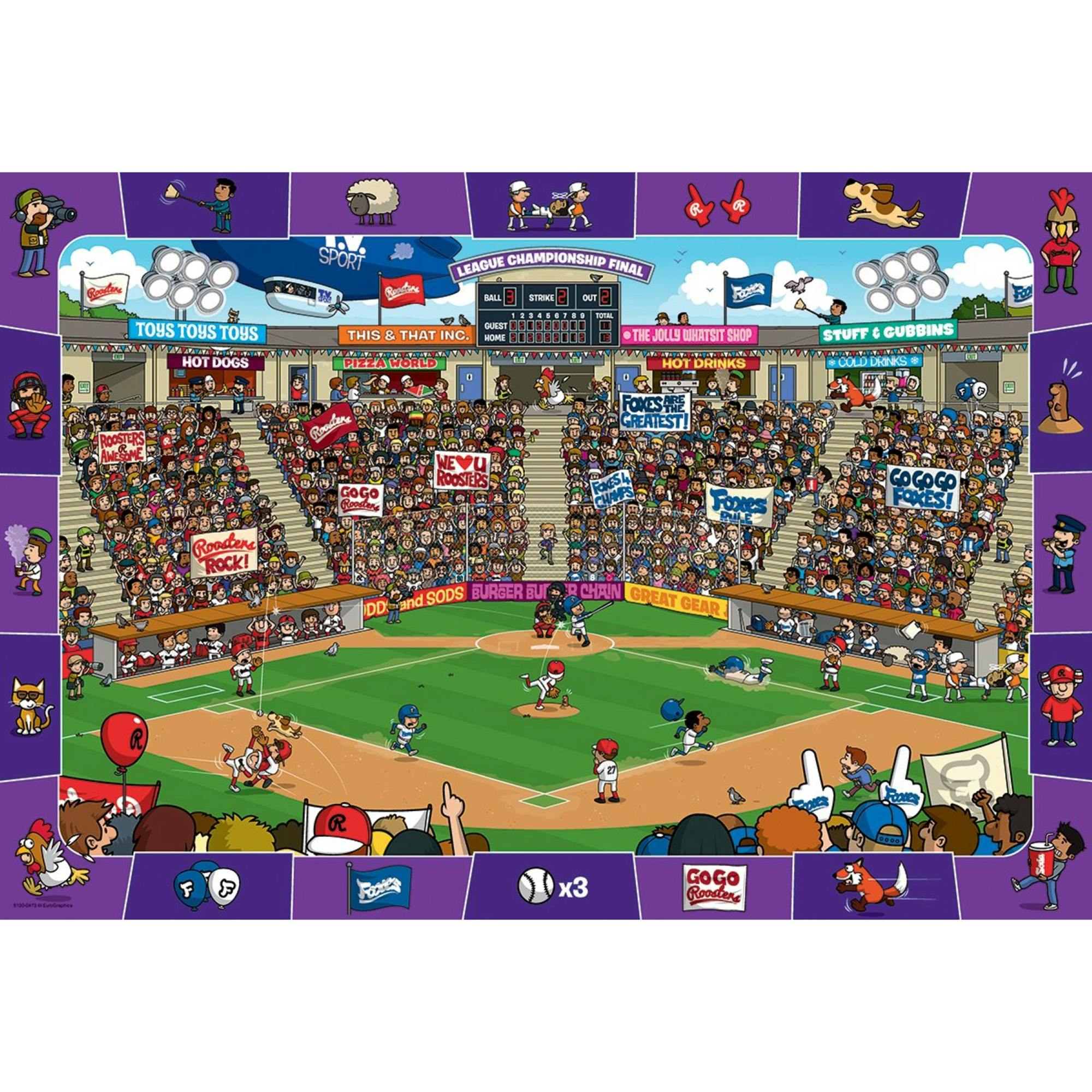 Spot & Find: Baseball - 100 PC Puzzle