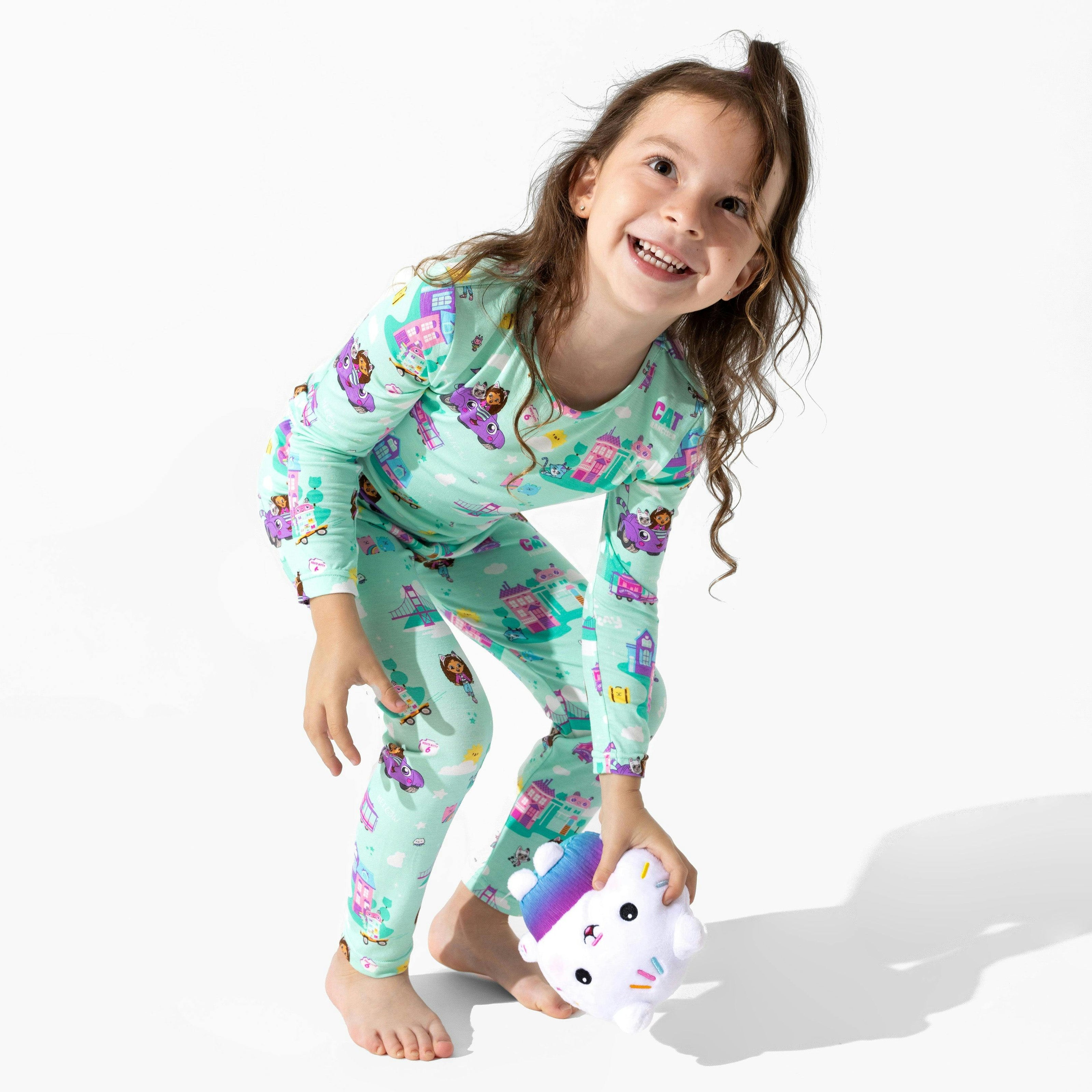 Gabby's Dollhouse: Cat Francisco Bamboo Kids Pajamas