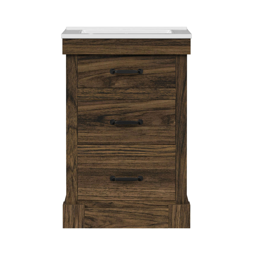 Teamson Home Donovan 24" Single Bathroom Vanity with Two Drawers