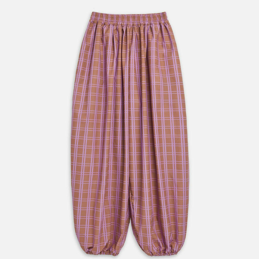 women's balloon trousers - florence blush