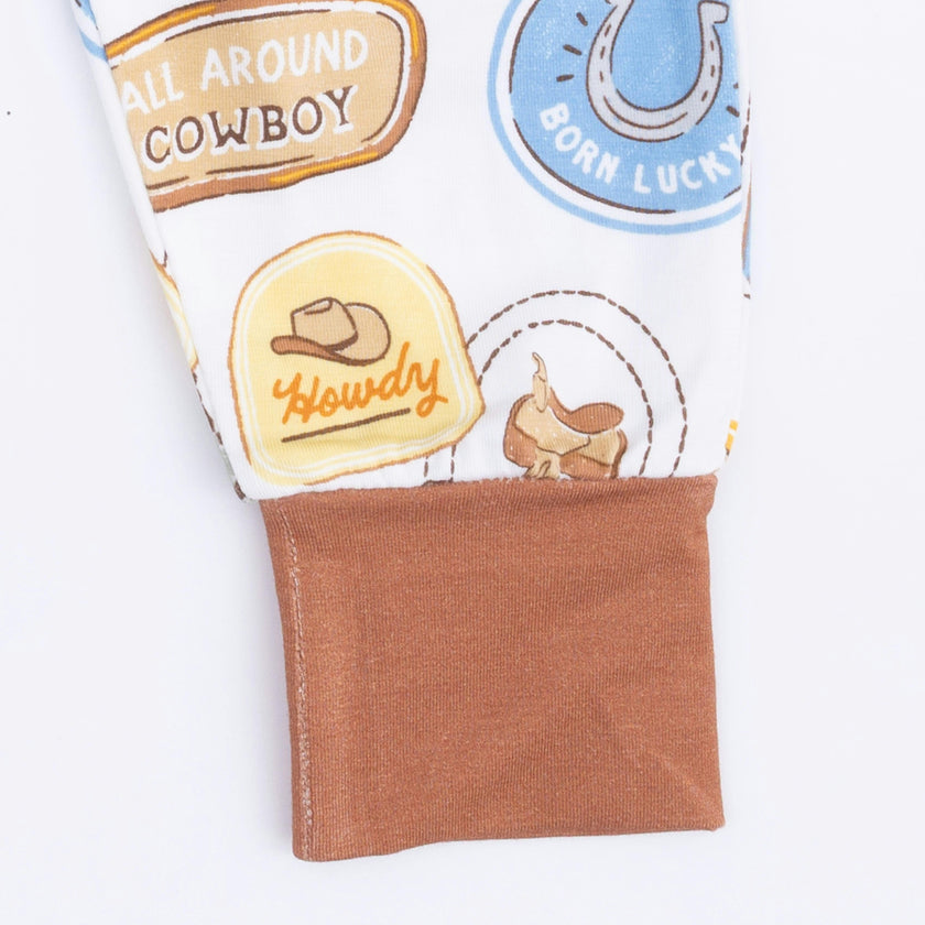 Rodeo Patches Uni - Short Sleeve Loungewear Set