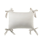 DH Block Stripe Pillow with Bows