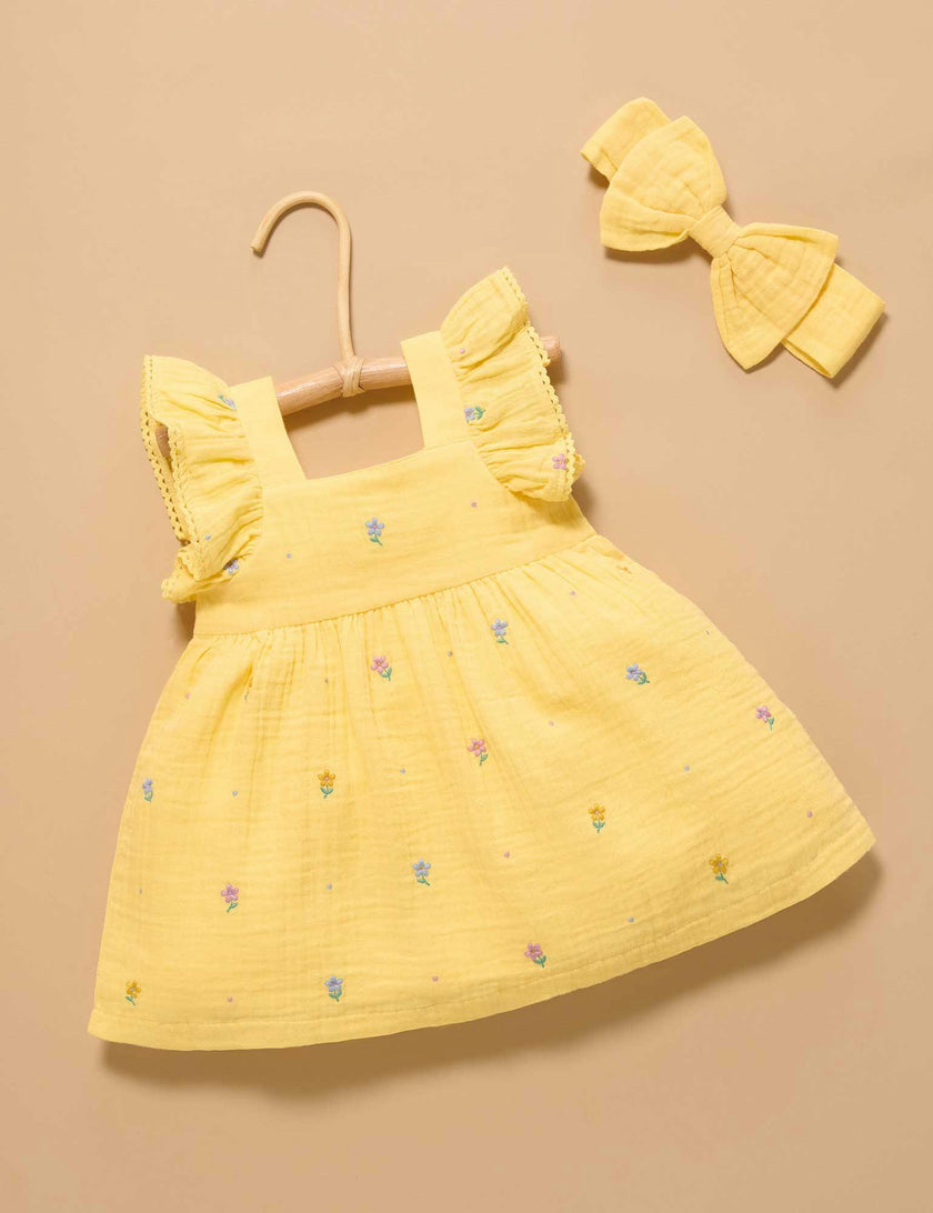 Butterfly Dress Daisy Broderie