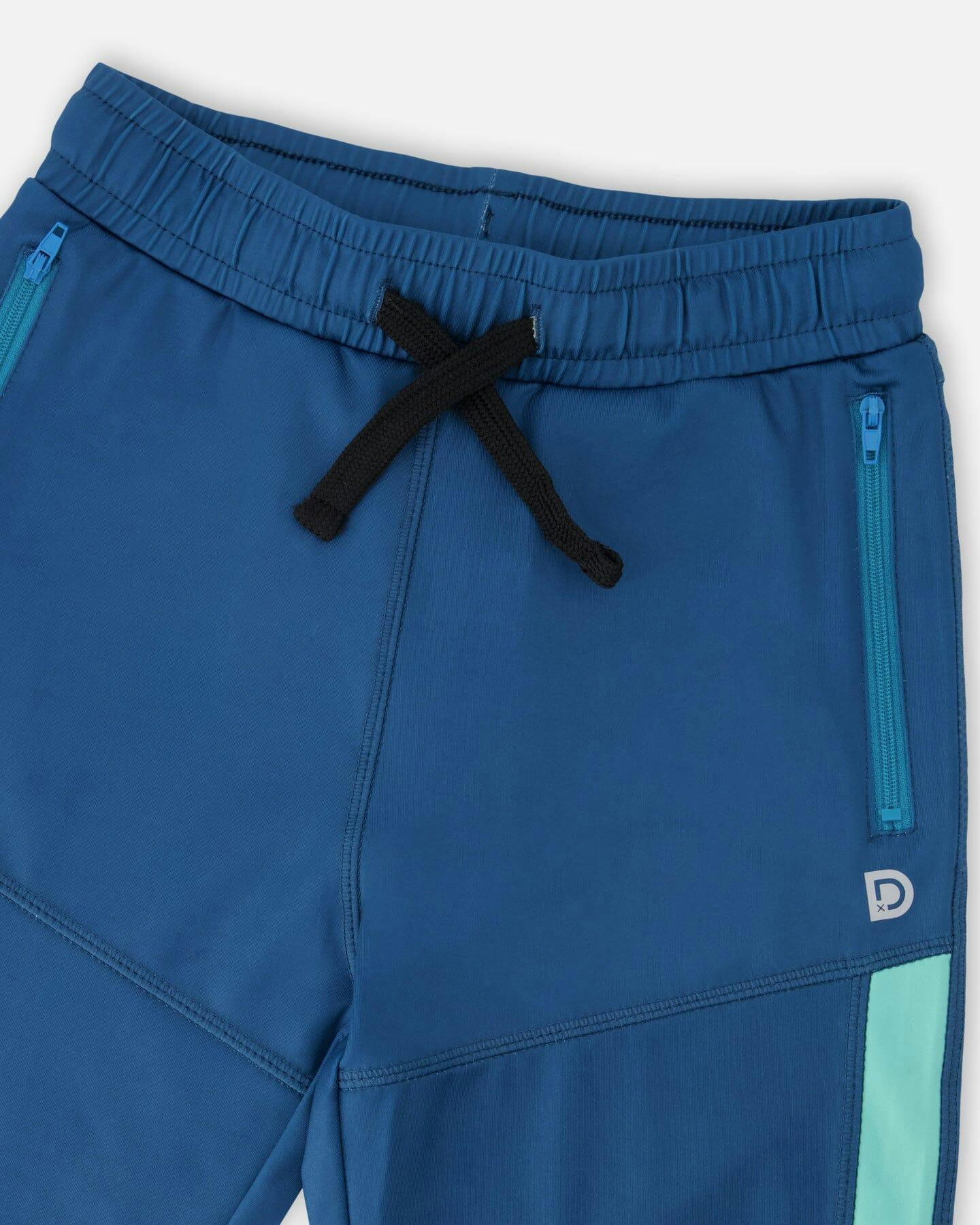 Athletic Pants In Recycled Polyester Teal