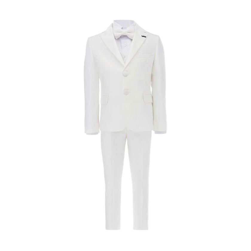 Cream 5pc Peak Lapel Tuxedo