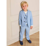 Plain Patch Pocket Blazer in Sky Blue (4- 10yrs)