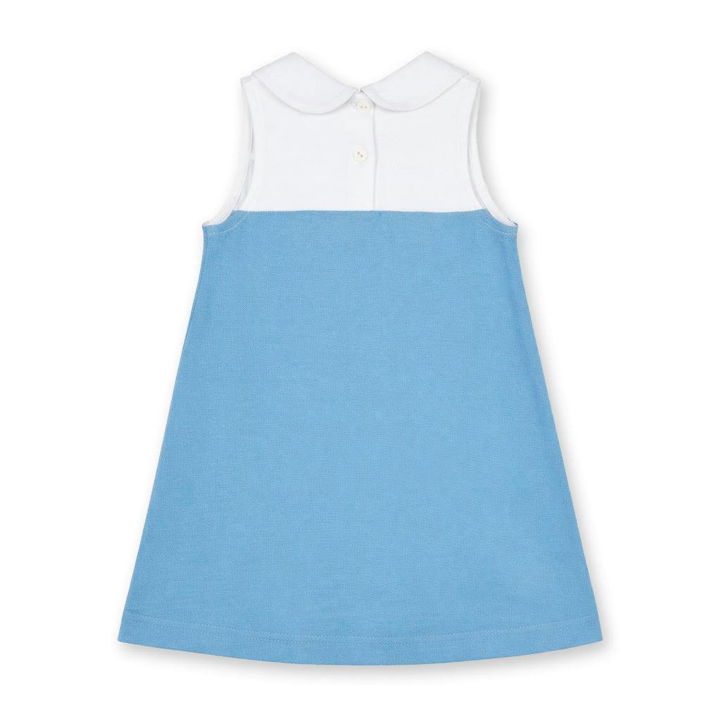Pique Knit Dress With Tulip