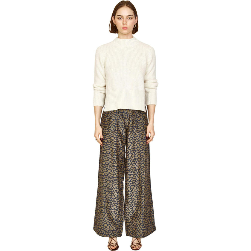 Tivot Pant in Navy Lilypad