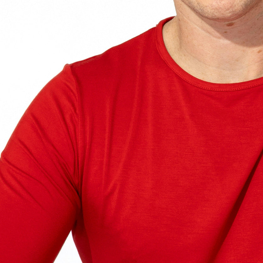 Winterberry Red Bamboo Men's Pajama Set