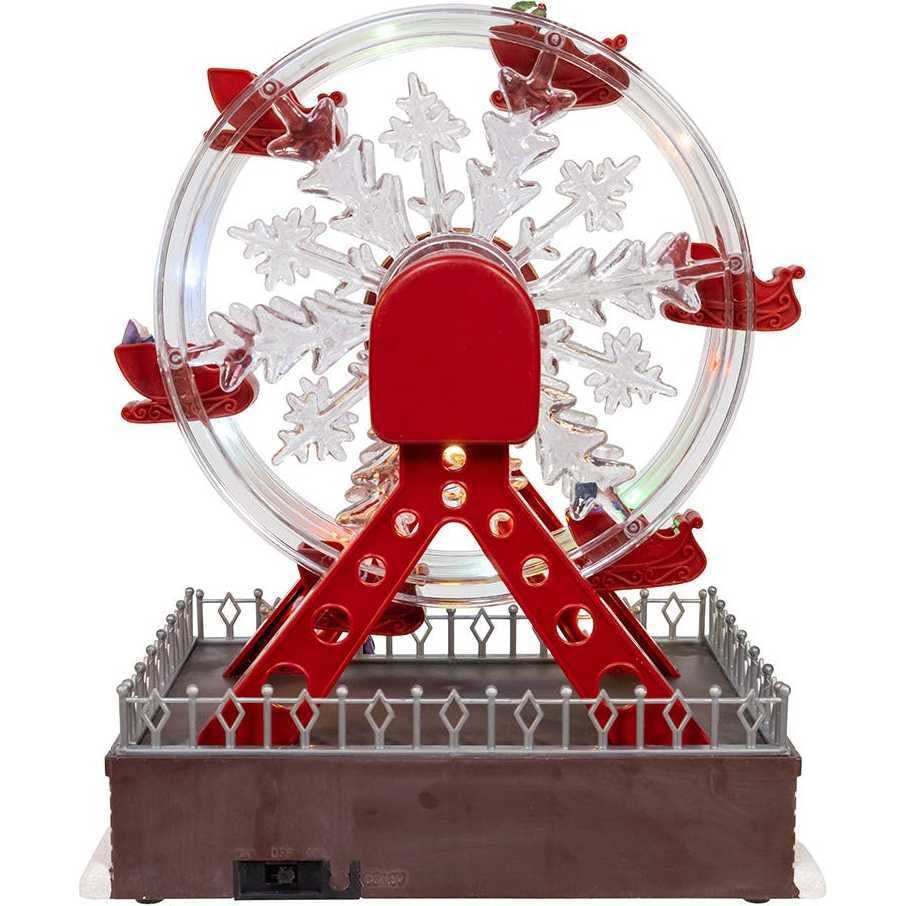 Battery Operated Musical Animated Santa Ferris Wheel