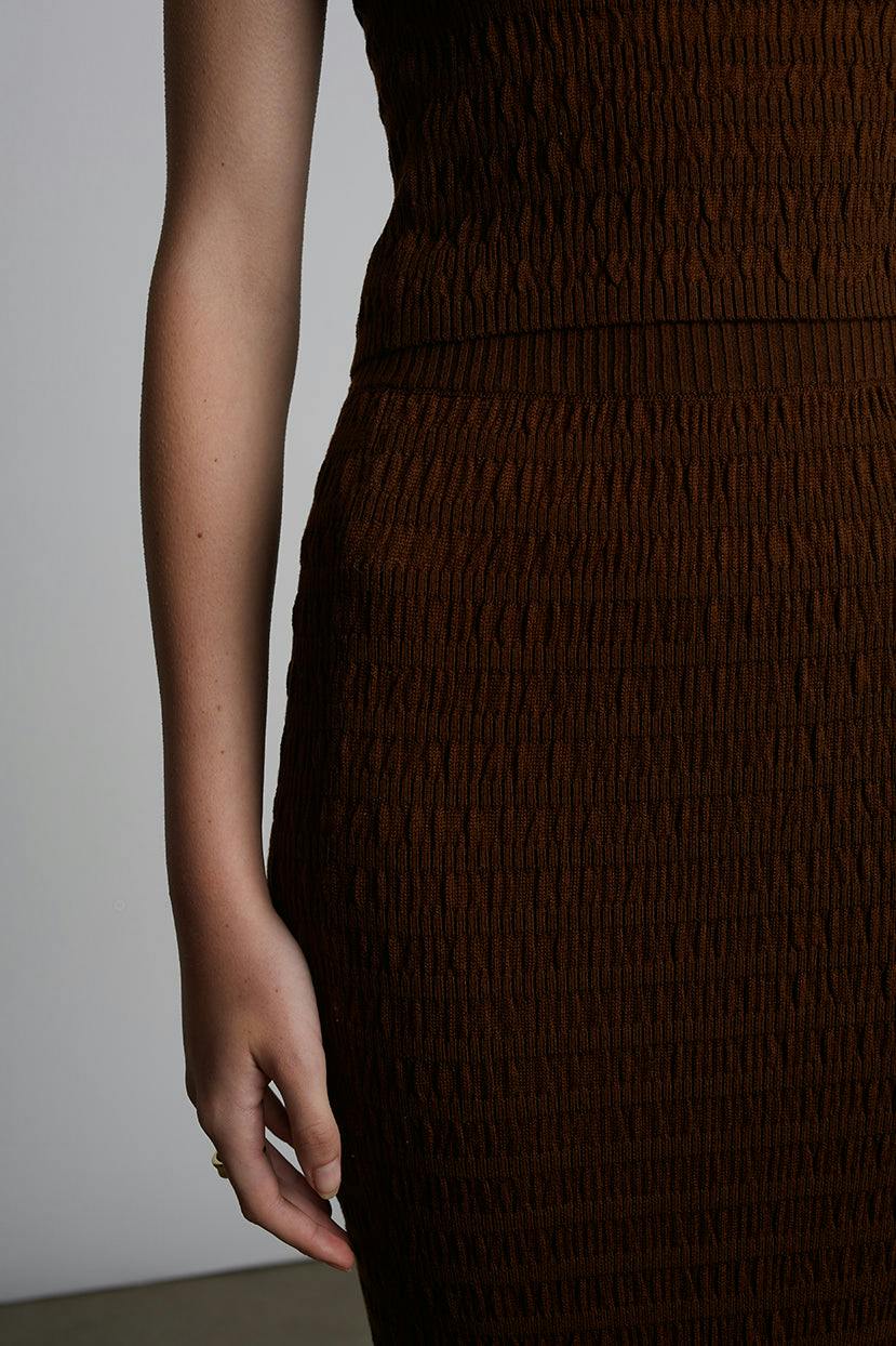 CARRIE TUBE SKIRT | ESPRESSO | EXCLUSIVE