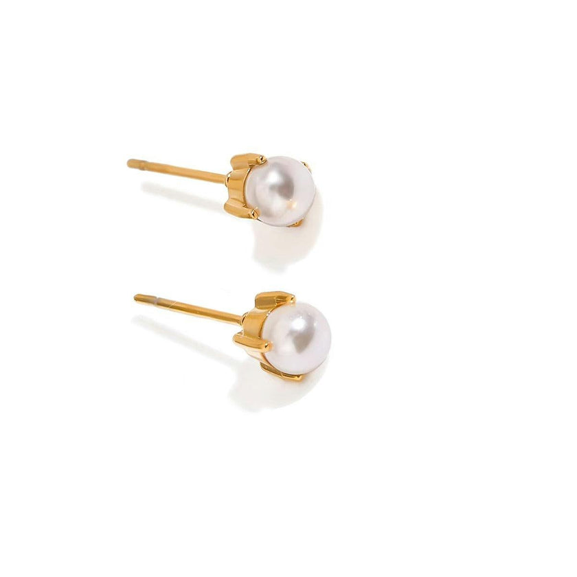 Salted Pearl Studs
