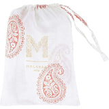 Block-Printed Cotton Fitted Crib Sheet