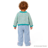 Infant (9-24M) Stripe Cardigan & Pant Set | Tweed Cutie