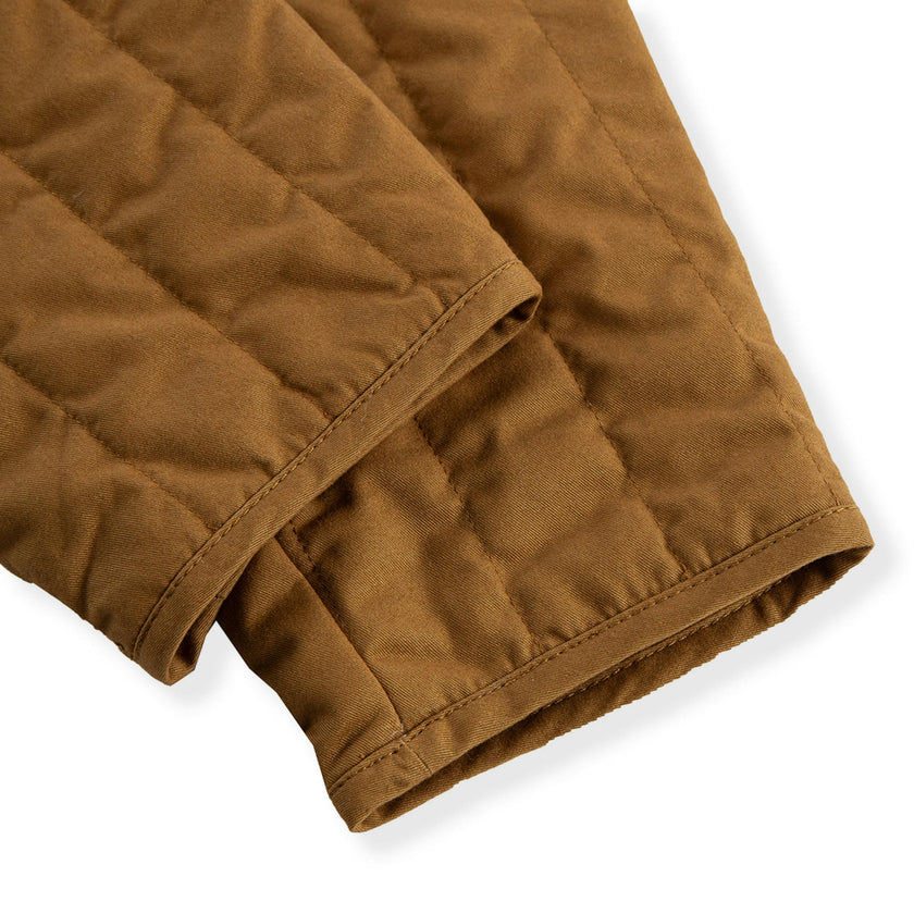 Golden Brown Quilted Pants