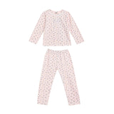 Pink Floral Cotton Pajama Set