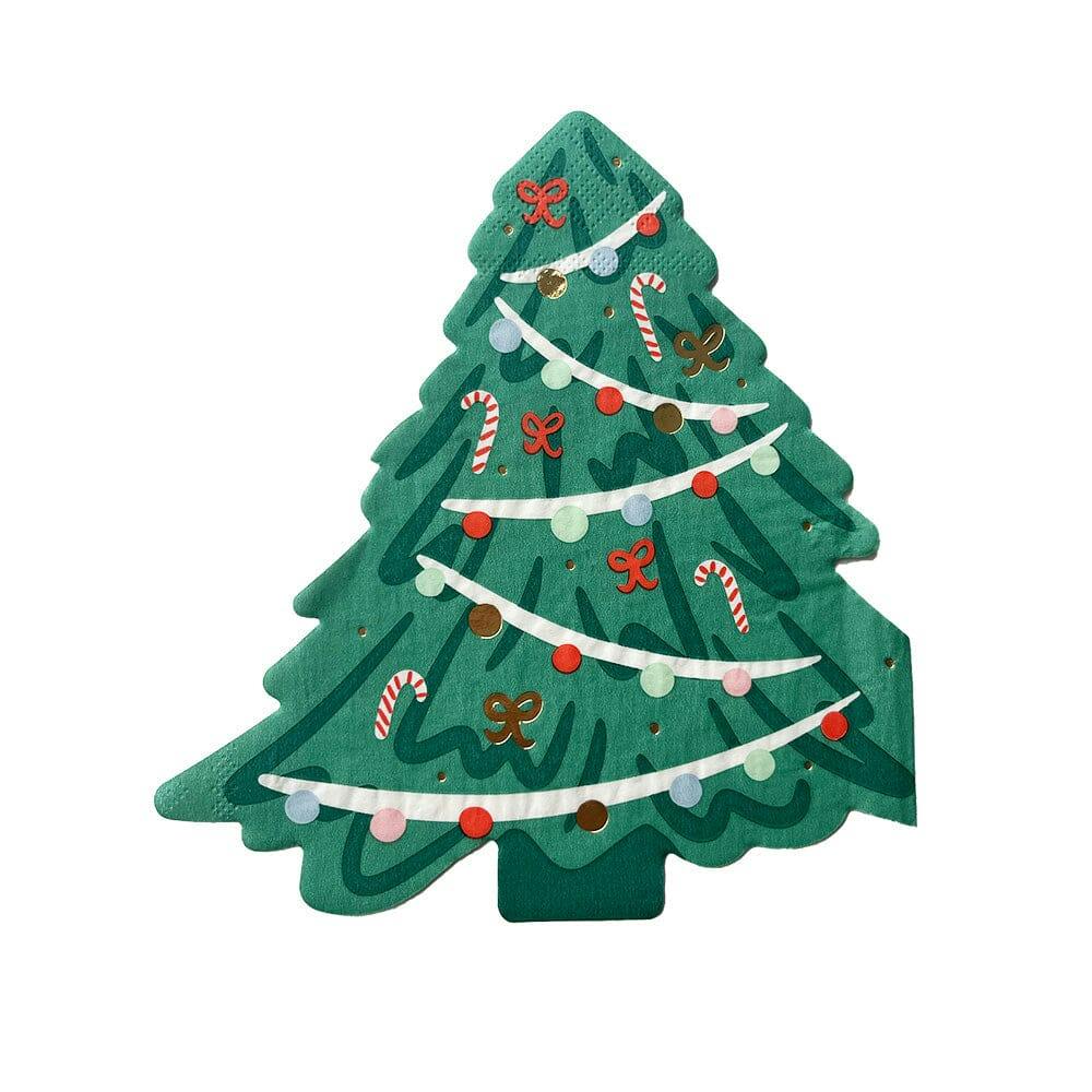 Baking Spirits Bright Christmas Tree Guest Napkins