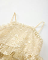 Tanya Lace Frill Maxi Dress (Baby)